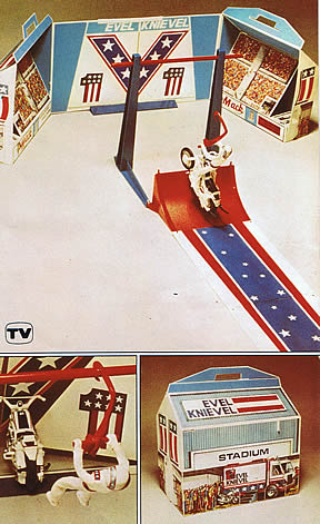 Evel Knievel Stunt Stadium set